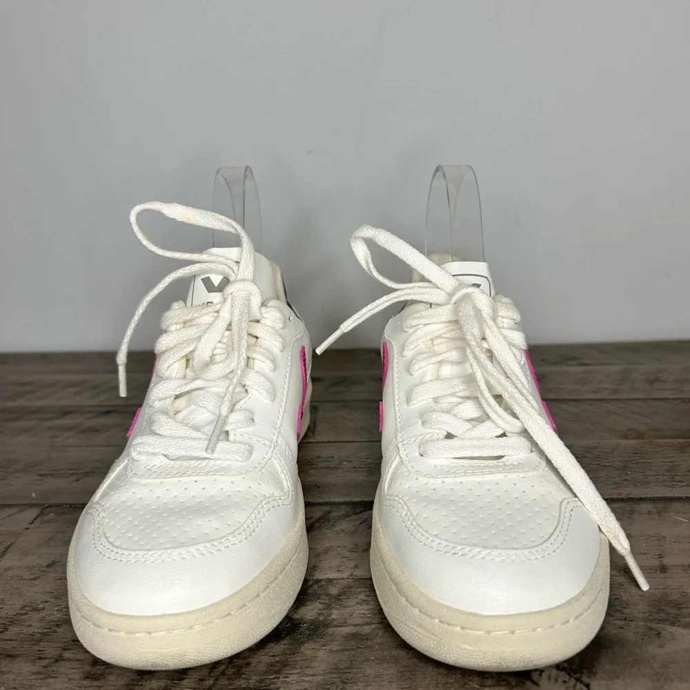 Veja V-10 Leather Sneakers